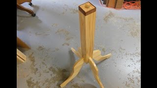 Make A Fancy Wooden Pedestal [upl. by Sadoc842]