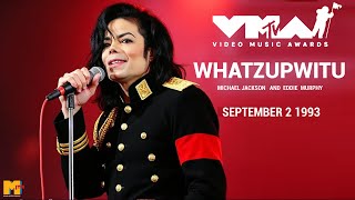 quotMichael Jackson amp Eddie Murphy  Whatzupwitu MTV Music Award Sept 2 1993quot [upl. by Nerua]