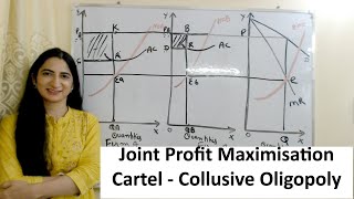 Joint Profit Maximisation Cartel  Collusive Oligopoly [upl. by Alur]