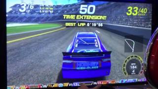 Daytona 3 Championship USA Arcade HandsOn Sega  IAAPA 2016 [upl. by Lohman]