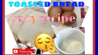 try thistinapayitlog at gatas pagsamahinTOASTED BREAD simplyeasy recipe [upl. by Cacilia]