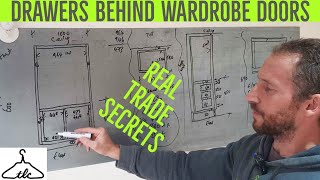 Plan amp Design FINGERPULL Drawers Inside A Wardrobe  Trade Secrets Not To Miss Vid70 [upl. by Nosdivad]