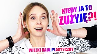 STOS PRZYBORÓW PLASTYCZNYCH 😍 OGROMNY HAUL ZAKUPOWY [upl. by Aldon]