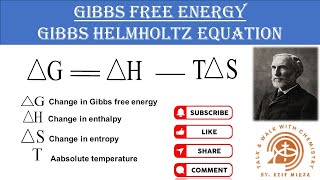 Gibbs Free Energy I Gibbs Free Energy Thermodynamics I Gibbs Helmholtz Equationgibbsfreeenergy [upl. by Reade]