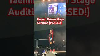 i passed the Taemin Dream Stage Audition for Kcon 2024 🫶💎 [upl. by Madonia171]