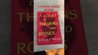 ACOTAR Book review bookgirl books bookworm reading reader bookishthings booktube bookreview [upl. by Revart63]