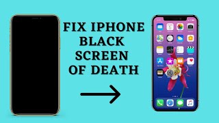 iPhone black screen of death Heres the fix Supported all iPhone [upl. by Anaytat]