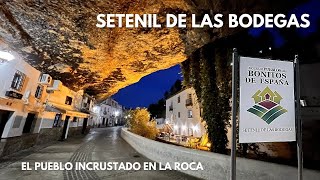 SETENIL DE LAS BODEGAS ✔️Pueblo Blanco en la ROCA Cádiz Andalucía Guía ESPAÑA [upl. by Paff449]