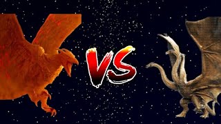 Rodan vs King Ghidorah 💪 [upl. by Sumedocin216]