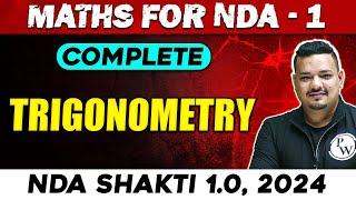 NDA Maths  Trigonometry  NDA 1 2024  Defence Wallah [upl. by Tnert]