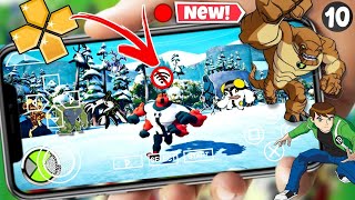 Top 5 Ben 10 Games for PPSSPP EMULATOR top 5 best ben 10 games for android ppsspp  BEN 10 Games [upl. by Yneffit]