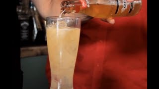 How To Make A Shandy  Beer amp Ginger Ale Drink Recipe [upl. by Winou]