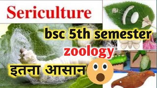 sericulture bsc 5th semestersericulture bsc 3rd yearsericulture in hindisericulture [upl. by Edveh]