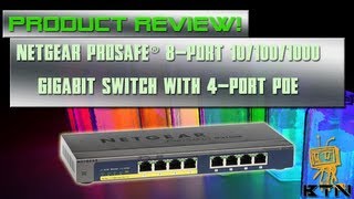 Product Review  NETGEAR Prosafe® 8port 101001000 Gigabit Switch with 4Port PoE [upl. by Meek]