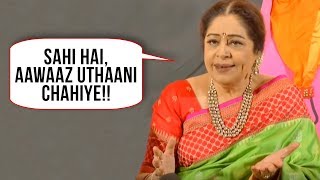 Kirron Kher Strong Reaction On MeToo  Tanushree Dutta Nana Patekar Sajid Khan [upl. by Lori]