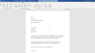 How to Mail Merge in MS Word [upl. by Bender851]