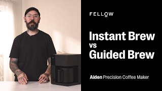 Instant Brew vs Guided Brew  Aiden Precision Coffee Maker [upl. by Ahsirtap]