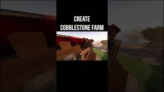 Create CobbleStone farm Tutorial  guide 1182  1201 minecraft java [upl. by Uriia606]