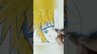 Drawing ✨Namikaze Minato  Part1  art minatonamikaze drawing naruto shorts [upl. by Aerised]