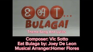 Eat Bulaga Theme Song And Lyrics 2024tvj tvjontv5 [upl. by Casimir]