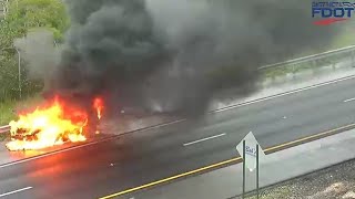 Florida SUV Burns To The Ground [upl. by Eissirk907]