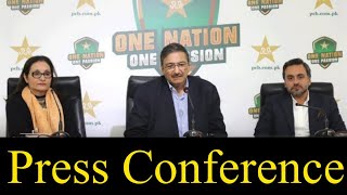 Chariman Pcb Management Commitee Zaka Ashraf Press Conference [upl. by Robinia]