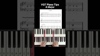 Piano Kỹ Thuật Cơ Bản Warming up  A Major  Beginner shorts [upl. by Nagirrek237]