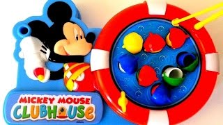 Mickey Mouse Fishing Game unboxing Kids Toys [upl. by Onitsuj66]