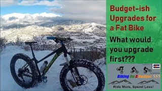 Easy Budget Friendly Fat Bike Upgrades on my 2018 Norco Bigfoot 1 [upl. by Brendan]