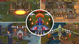 1945 air force airplane game all bosses gamepaly2 by falcon studio [upl. by Mccutcheon]