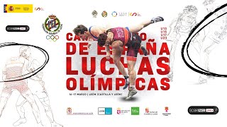 TAPIZ A  CAMPEONATOS DE ESPAÑA U23 LUCHAS OLÍMPICAS [upl. by Aiciled]