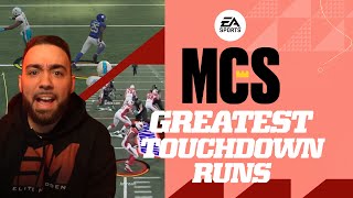 17 Greatest Touchdown Runs in MCS History  MCS  Madden 22 [upl. by Liahcim]