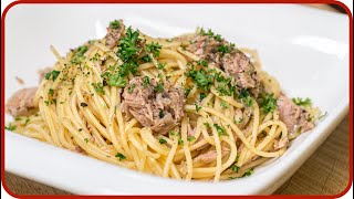 Thunfisch Spaghetti  lecker schnell und einfach [upl. by Ahron]