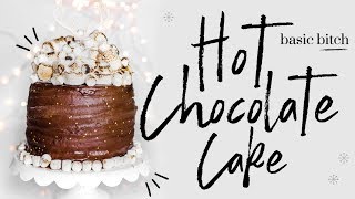 HOT CHOCOLATE CAKE  baking with meghan ∙ BAKEMAS [upl. by Ettennaej705]