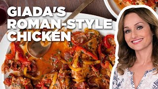 Giada De Laurentiis Makes RomanStyle Chicken  Everyday Italian  Food Network [upl. by Enyal276]