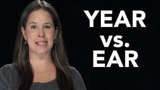 YEAR vs EAR  American English Pronunciation EAR vs HEAR [upl. by Hintze382]