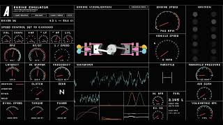 Boxer 14 Engine Frequency Changed Engine Simulator [upl. by Ultima]