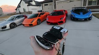 FULL TOUR OF THE SUPERCAR COLLECTION [upl. by Eilah118]