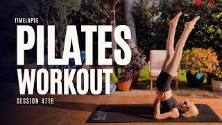 Timelapse Pilates Workout  Session 4716 [upl. by Asirrac]