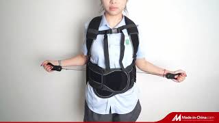 L5657 TLSO back brace shows [upl. by Hairabez]