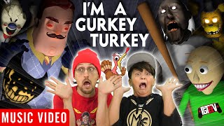 FGTEEV 🎵 IM A GURKEY TURKEY feat Mike Bendy Baldi Granny amp Neighbor Official Music Video [upl. by Ellen]