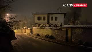 Safranbolu konakları beyaza büründü [upl. by Methuselah]