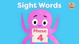 Learning Sight Words Phase 4  Learn Tricky and High Frequency Words with the SmartyPalsClub [upl. by Stallworth]