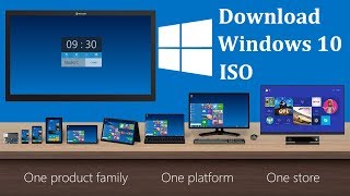 How to Download Windows 10 ISO  Downloader 2017 [upl. by Nauqan116]