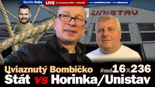 Live Štát vs Horinka  Unistav Bojnice a uviaznutý Bombičko md16x236 [upl. by Eseila]