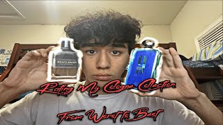 Rating my Cologne Collection from WORST to BEST [upl. by Hcurab]