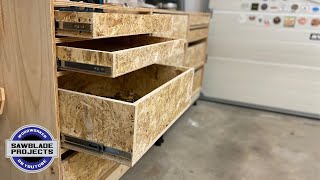 How to install drawer slides  using the ROCKLER DRAWER SLIDE JIG [upl. by Annovaj]