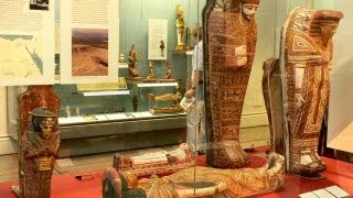 Egyptian Mummies at the British Museum in London England 3000 years old mummy Egypt [upl. by Fancie]