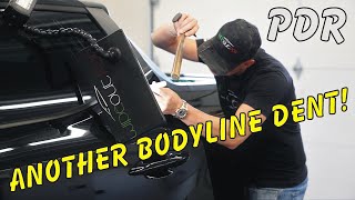 Another Bodyline Dent to Fix Paintless Dent Removal [upl. by Ajile]