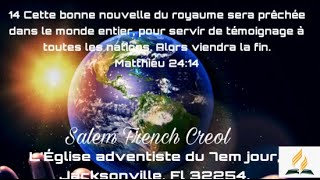 Salem Haitian SDA Church Jacksonville Fl [upl. by Letsyrk]